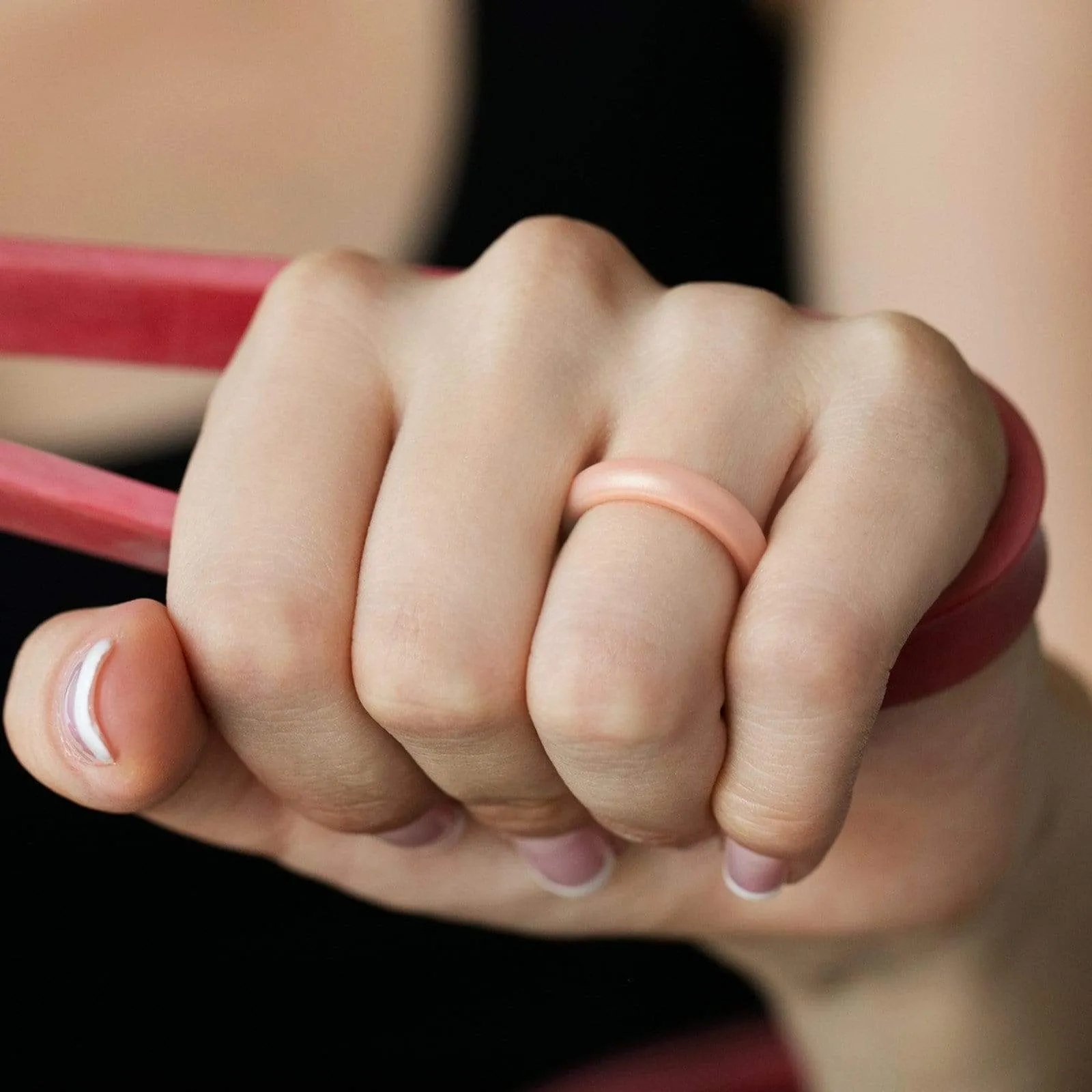 3 Pack - ROQ Silicone Women wedding bands - Width