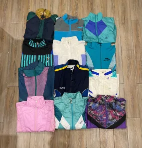 80's 90's Vintage Windbreakers - 15 Pieces