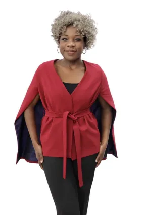 African Wine Red D&D Jacket
