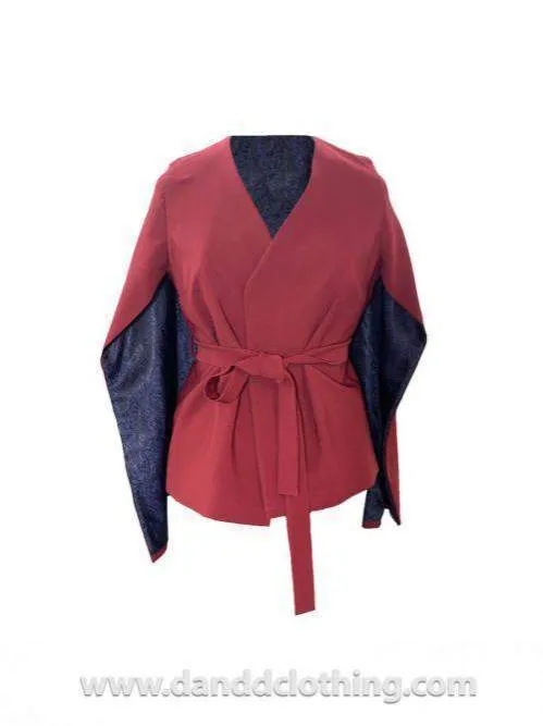 African Wine Red D&D Jacket