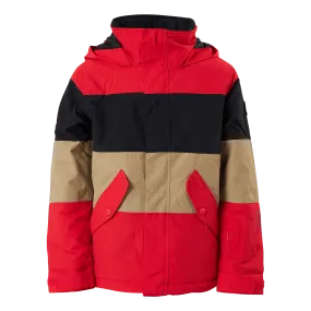 Boys' Symbol Jacket Tomato/true Black/kelp