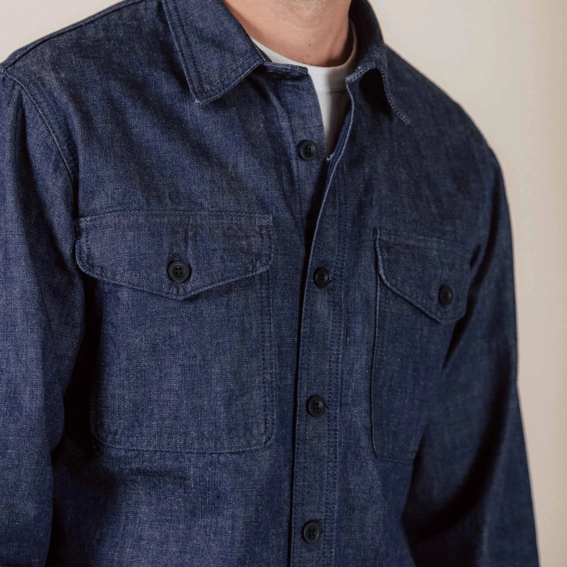 BWS-04 SCOUT OVERSHIRT 10 oz. tinted denim [CORE]