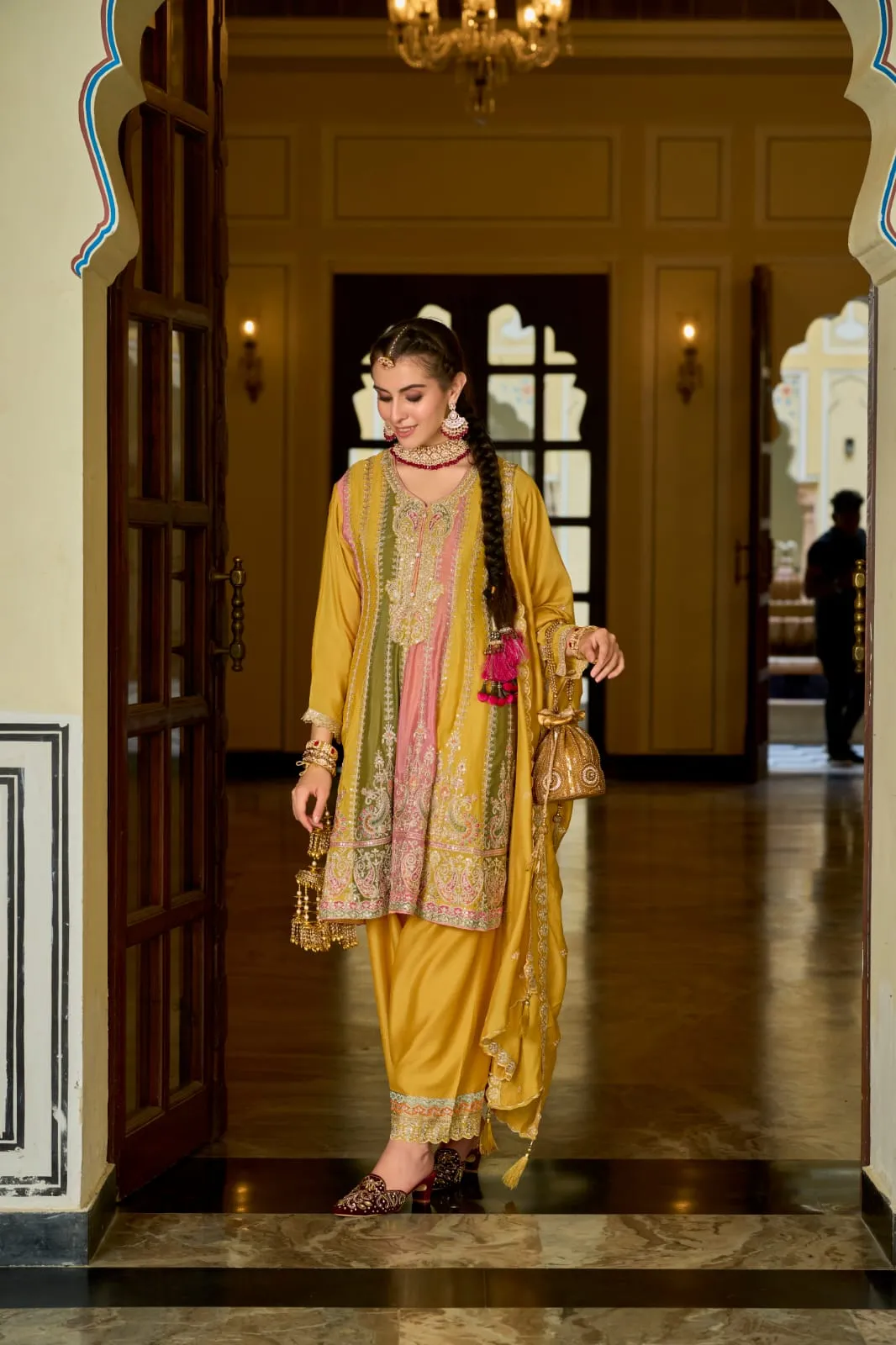 Eba Barbie Vol 3 Designer Embroidered Readymade Salwar Suit D.no.1677