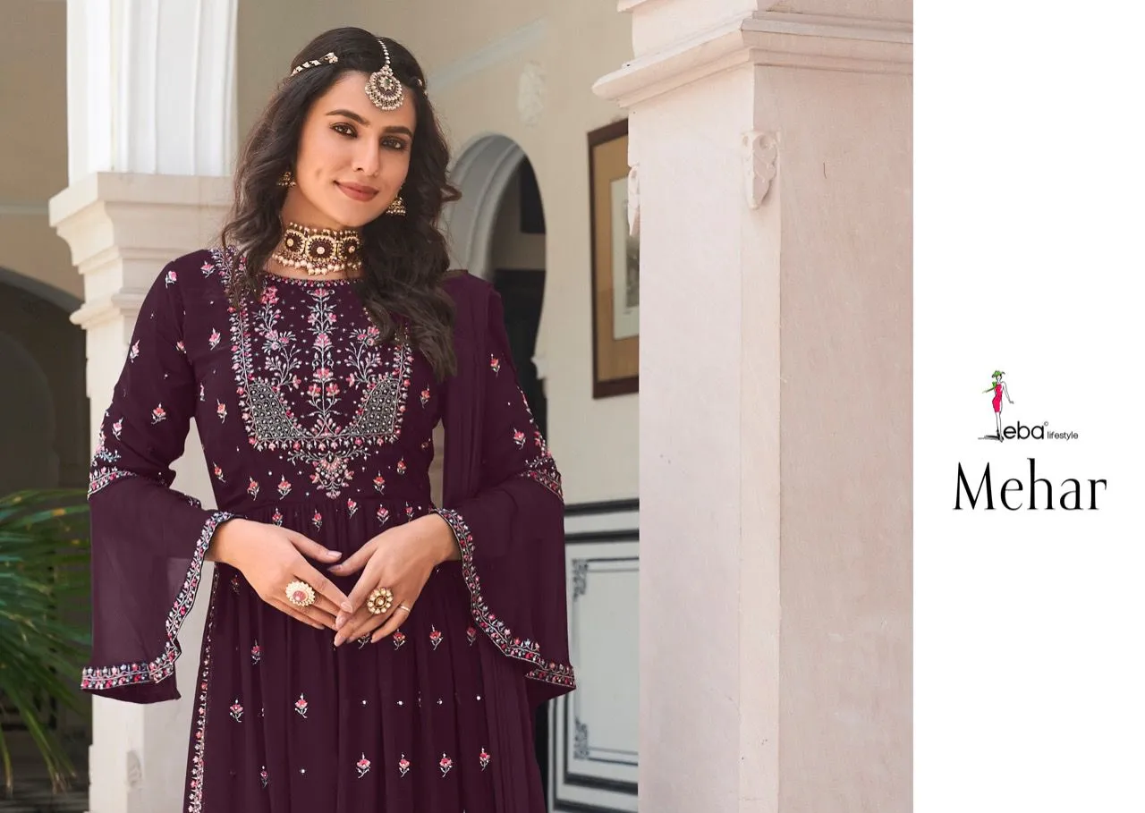 Eba Mehar Vol 1 Designer Faux Georgette Suit
