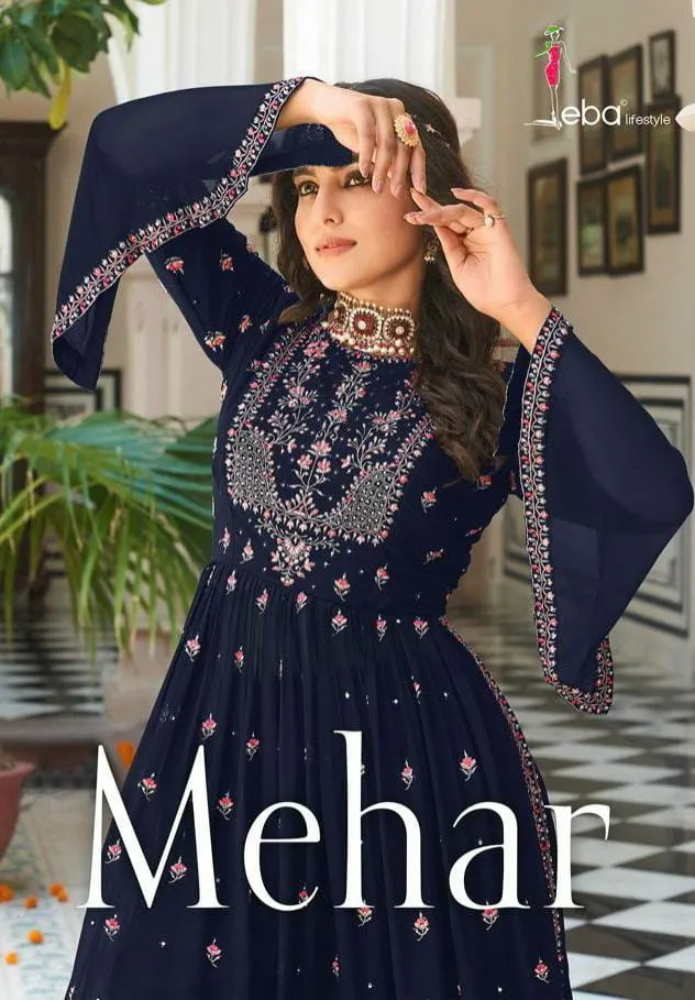 Eba Mehar Vol 1 Designer Faux Georgette Suit