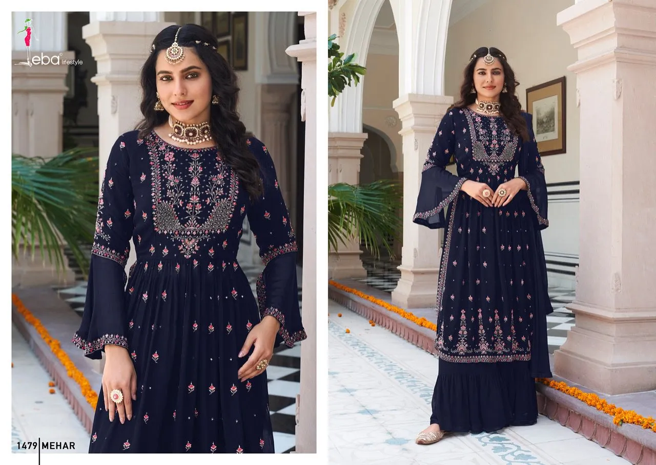 Eba Mehar Vol 1 Designer Faux Georgette Suit