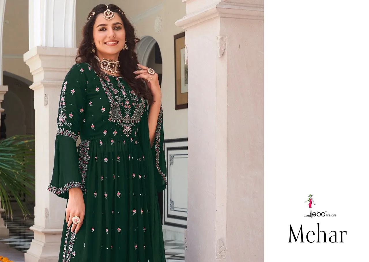 Eba Mehar Vol 1 Designer Faux Georgette Suit