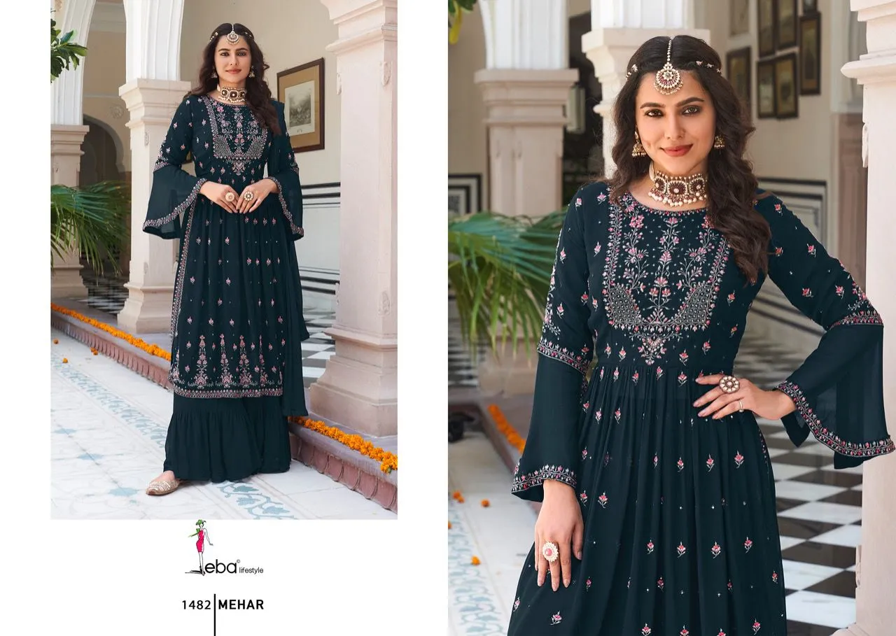 Eba Mehar Vol 1 Designer Faux Georgette Suit