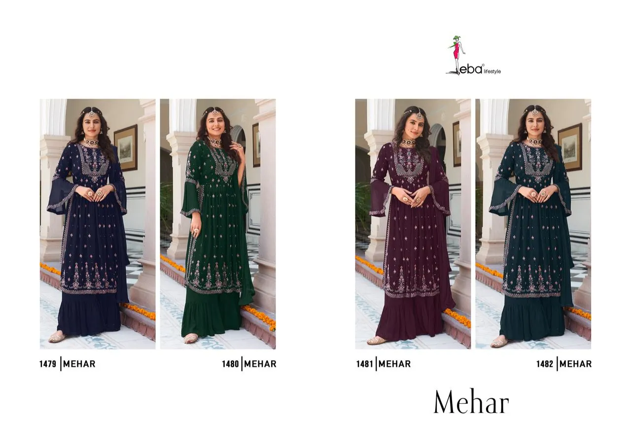 Eba Mehar Vol 1 Designer Faux Georgette Suit