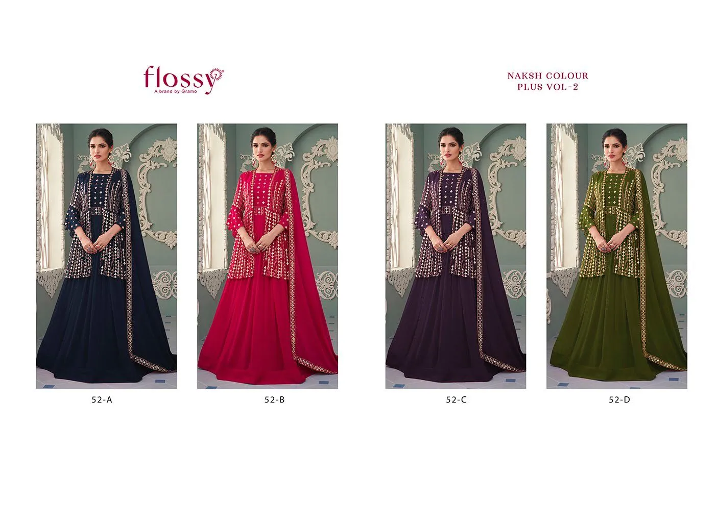 FLOSSY NAKSH VOL 2 SUITS