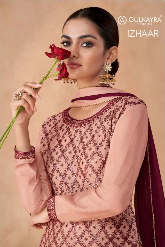 Gulkayra Designer Izhaar 7190 Series Suit