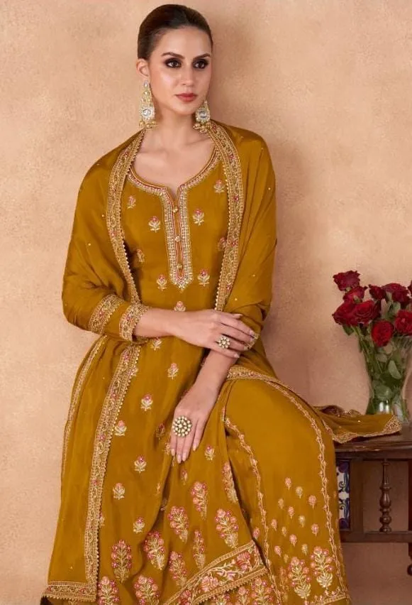 Gulkayra Designer Izhaar 7190 Series Suit