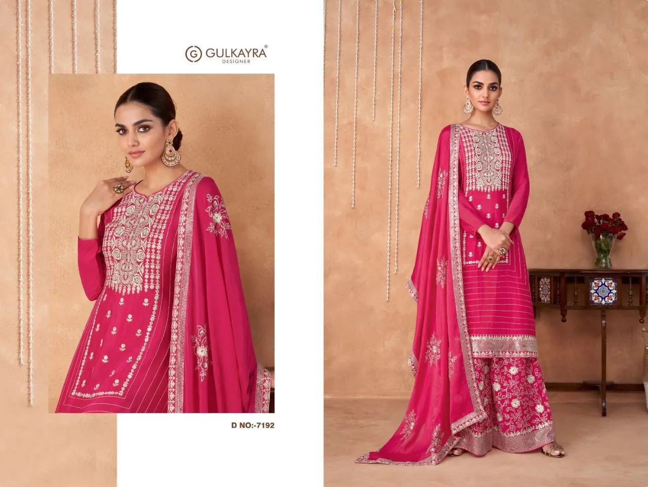 Gulkayra Designer Izhaar 7190 Series Suit
