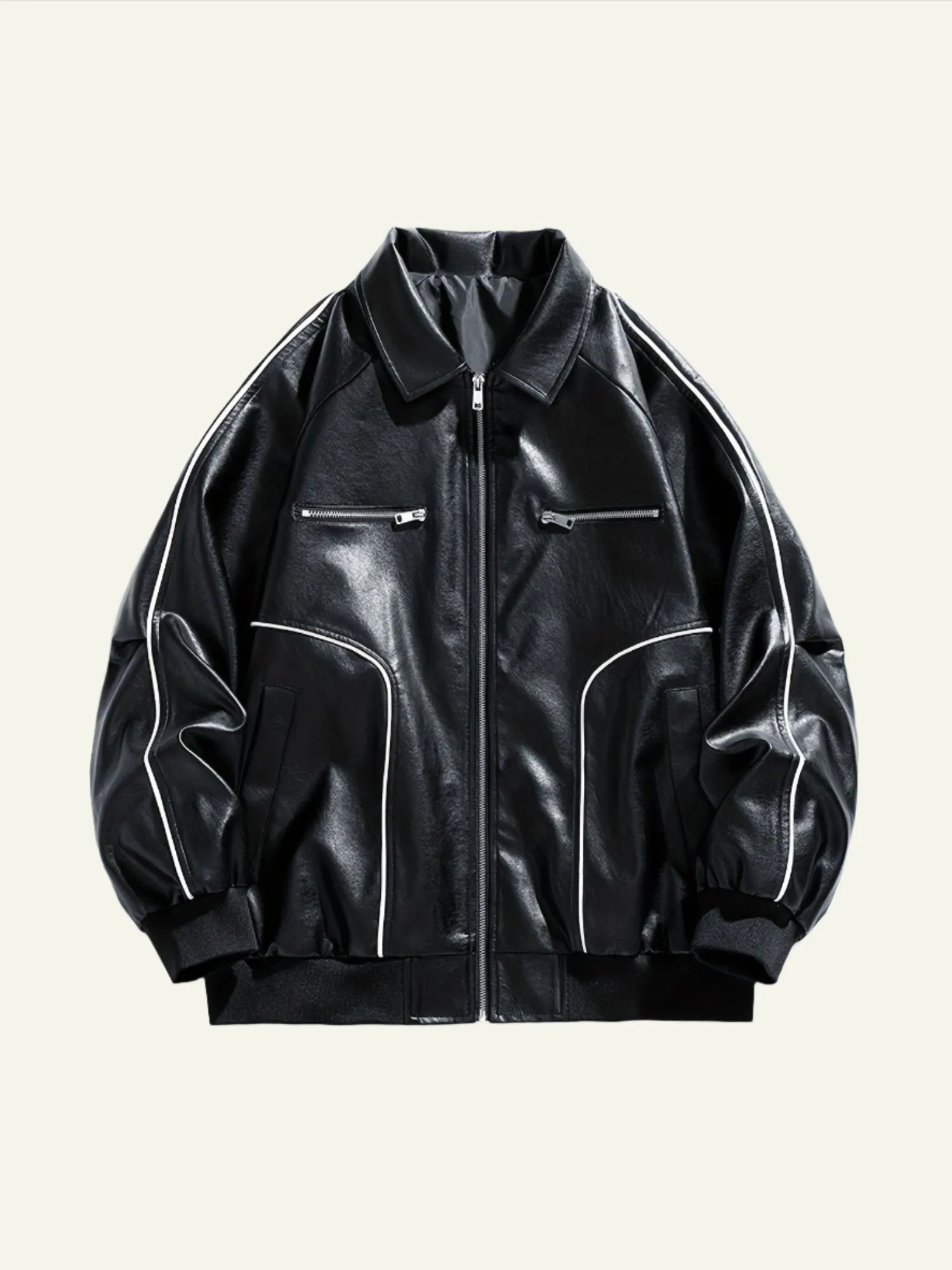 Leather Blouson