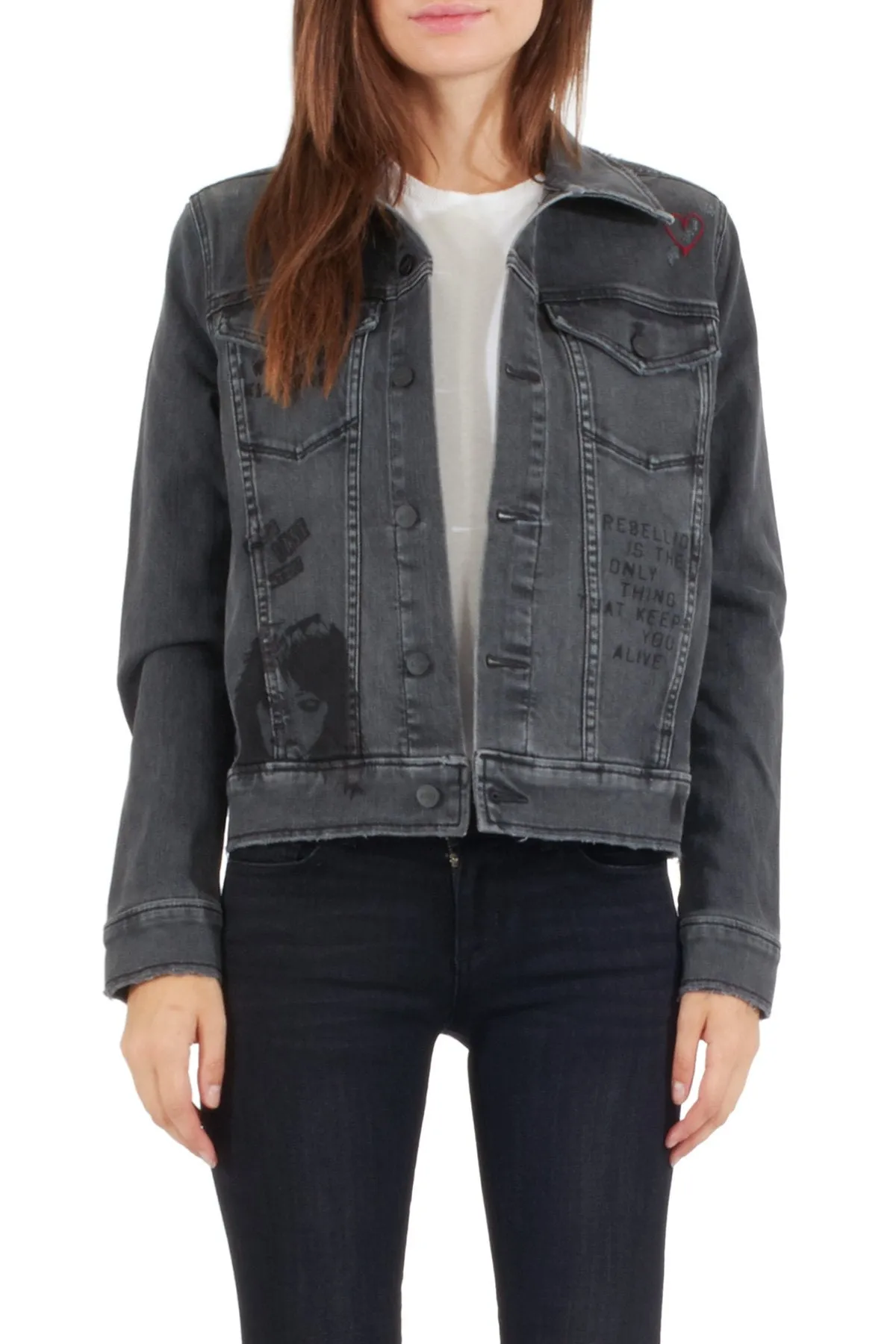 Marianna Jacket In Writing On The Blackboard
