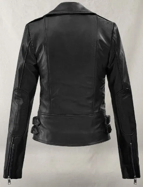 Natasha Romanoff Back Widow Motorcycle Leather Jacket