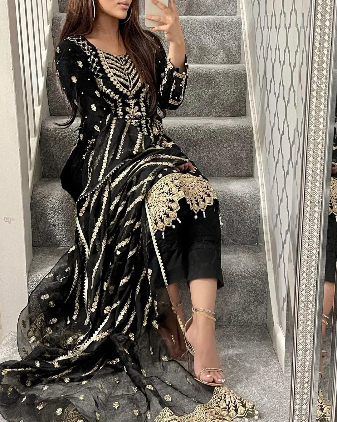 New Designer Party Wear Velvet Suit