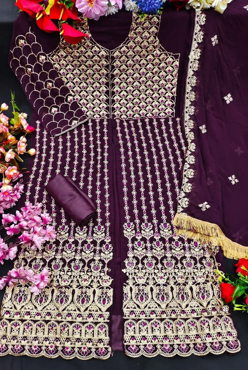 New Pakistani Designer Embroidery Suit
