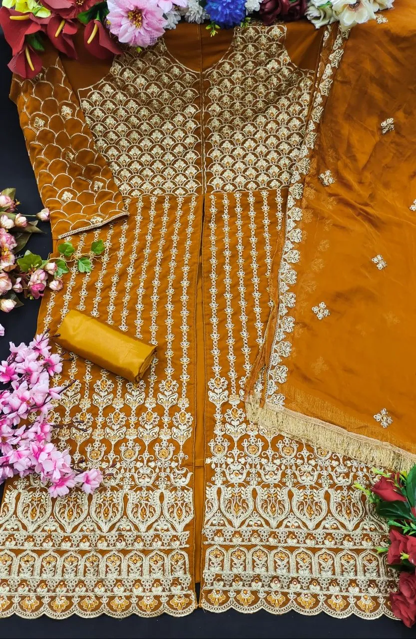 New Pakistani Designer Embroidery Suit