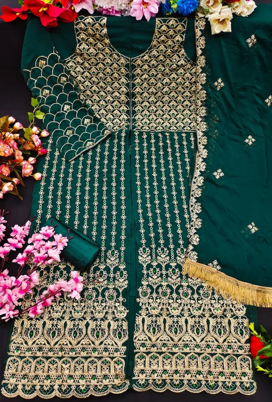 New Pakistani Designer Embroidery Suit