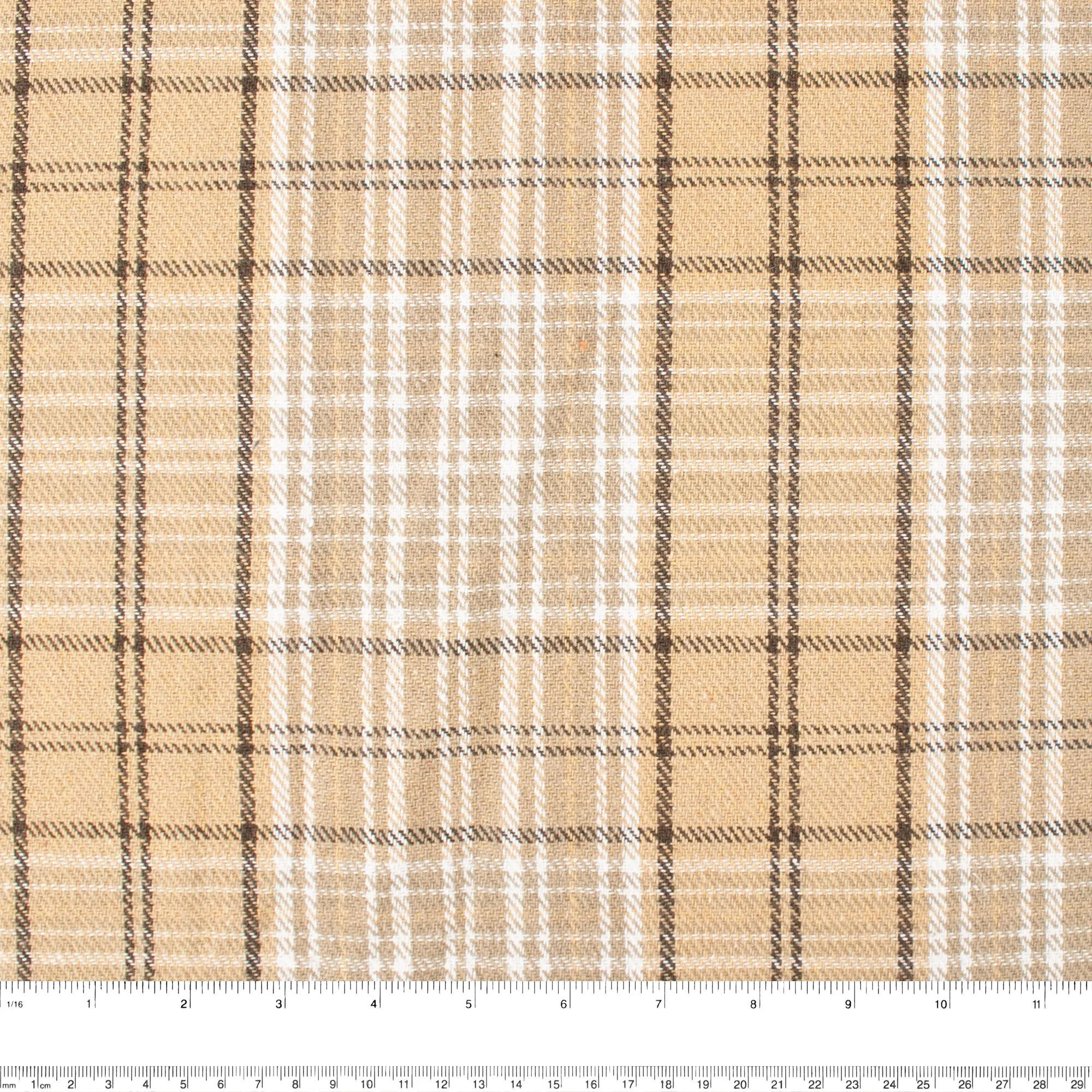 Plaid jacketing - LUMBERJACK - Sand