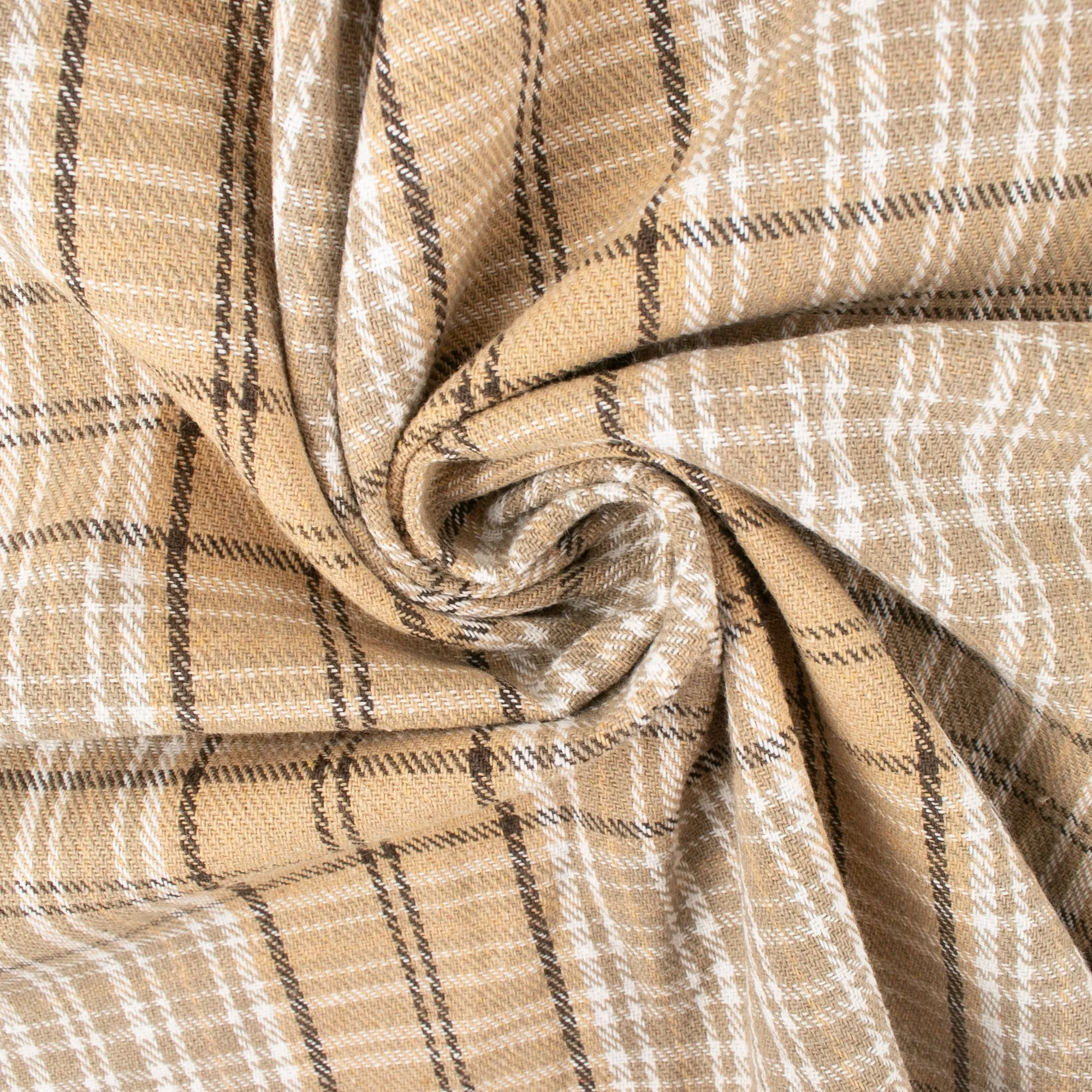 Plaid jacketing - LUMBERJACK - Sand
