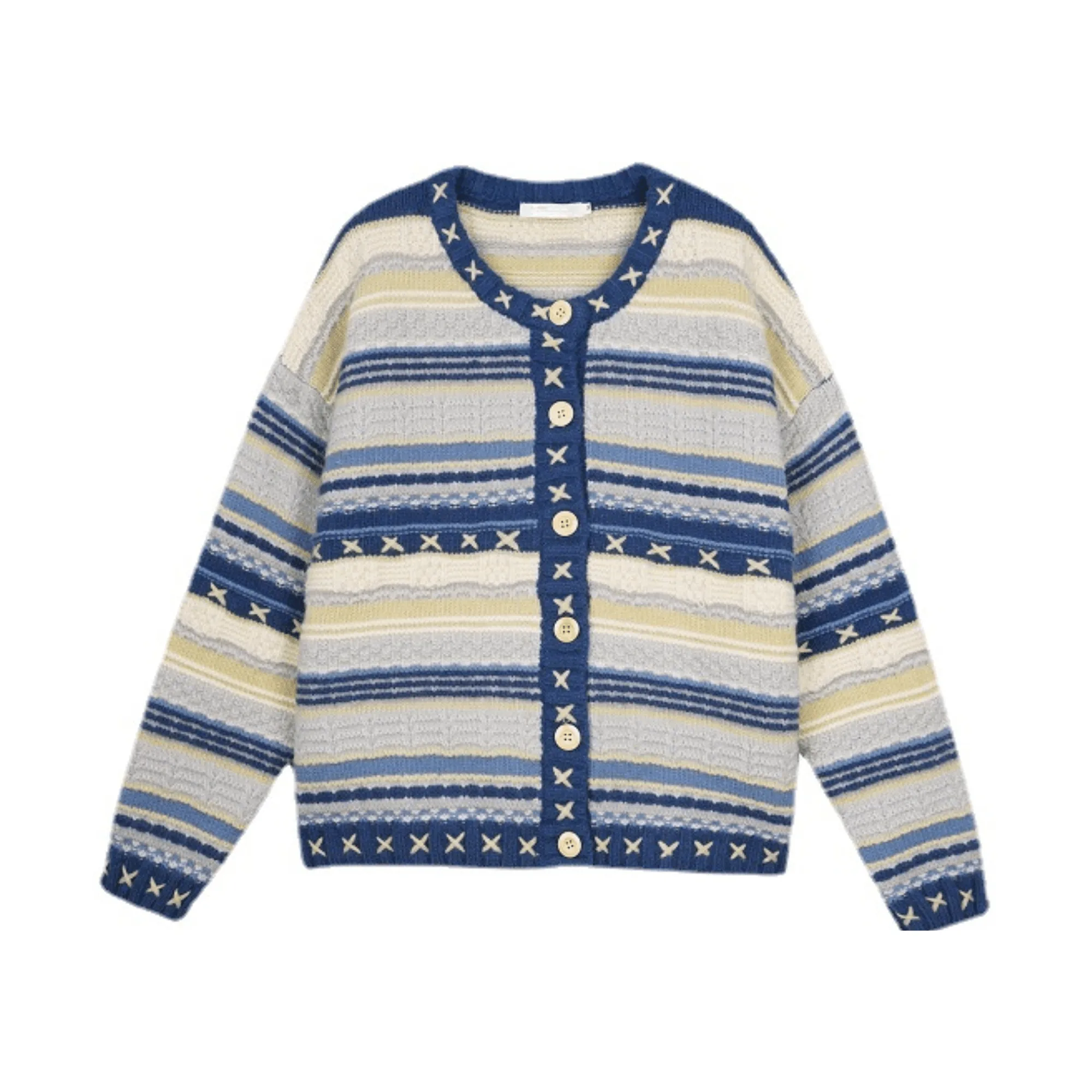 Pre Order:  Ocean Stars Stripes Knit Sweater