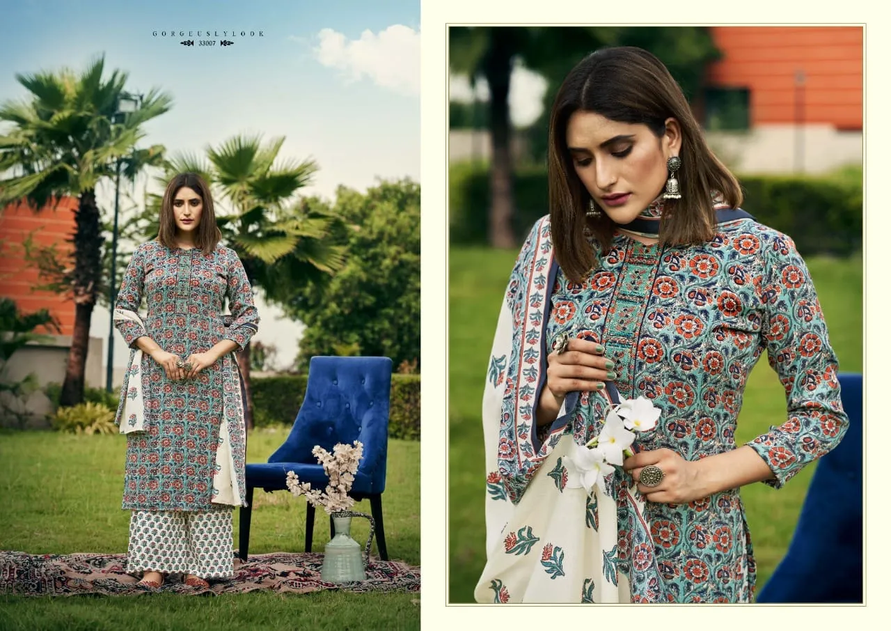 RK GOLD RINAAZ PASHMINA SALWAR SUITS