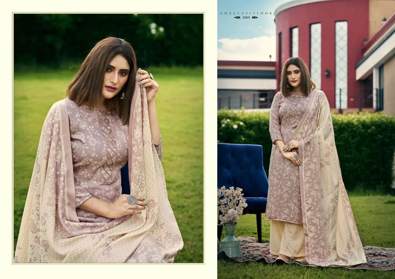 RK GOLD RINAAZ PASHMINA SALWAR SUITS