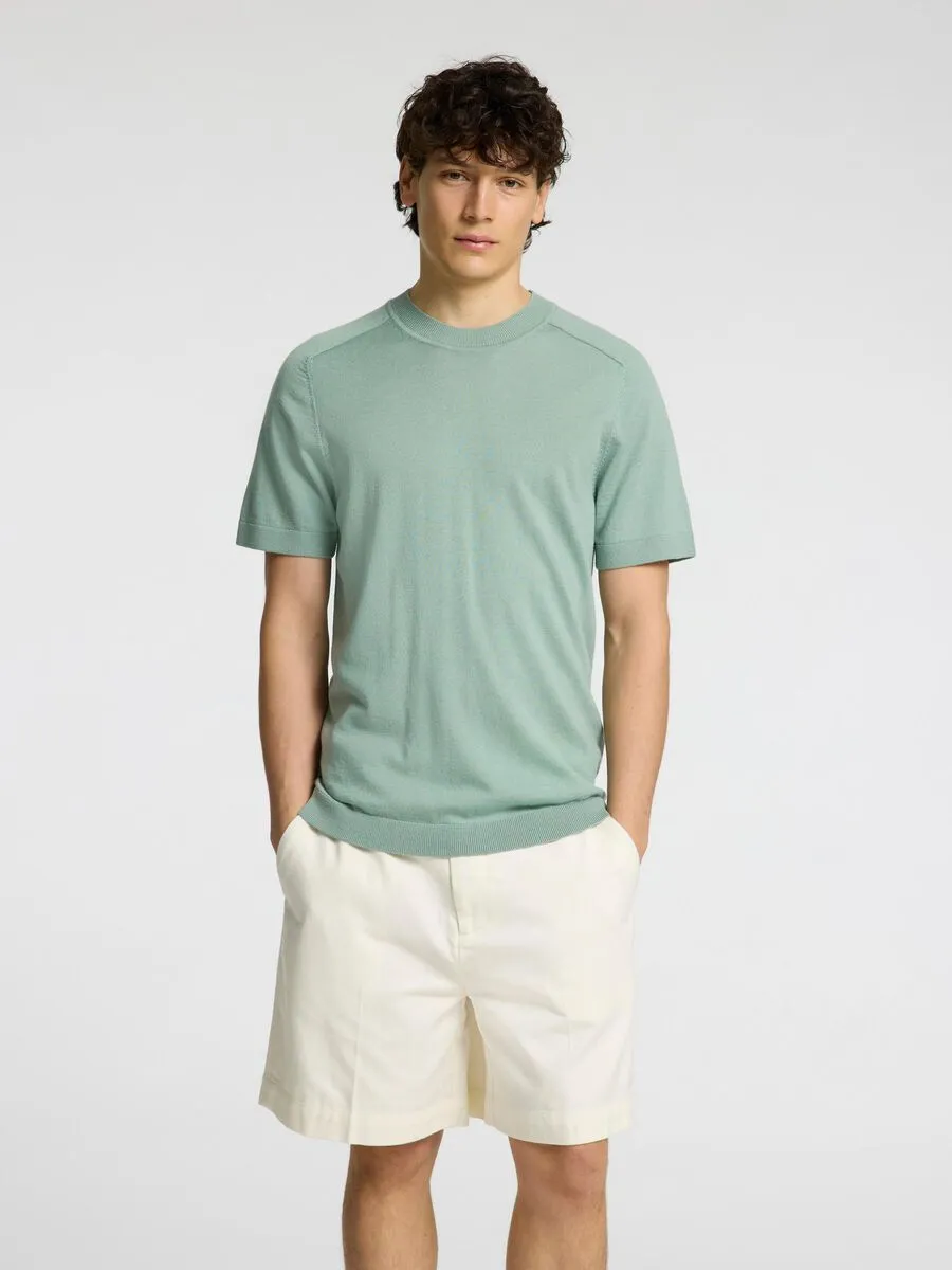 SEL16096370 Tray S/S Merino Crewneck