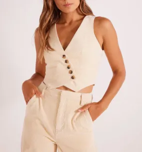 The Thea Cord Vest