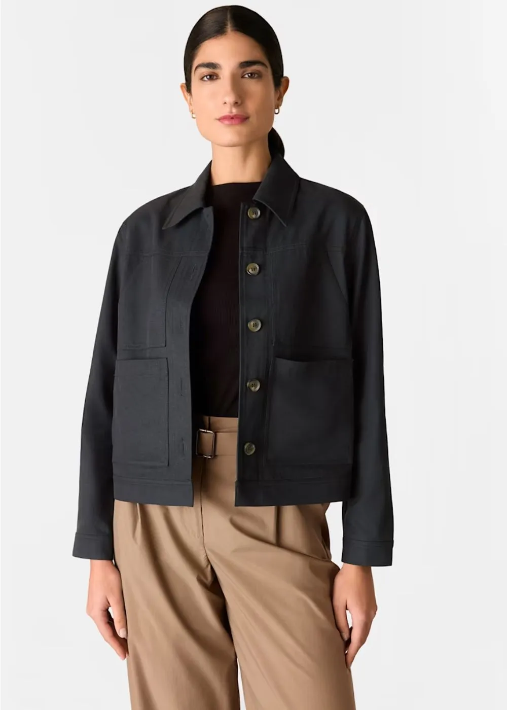 Whistles Mia Pocket Detail Jacket