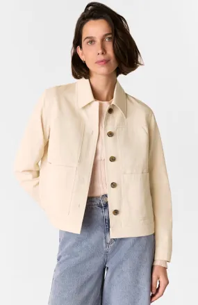 Whistles Neutral Mia Pocket Detail Jacket