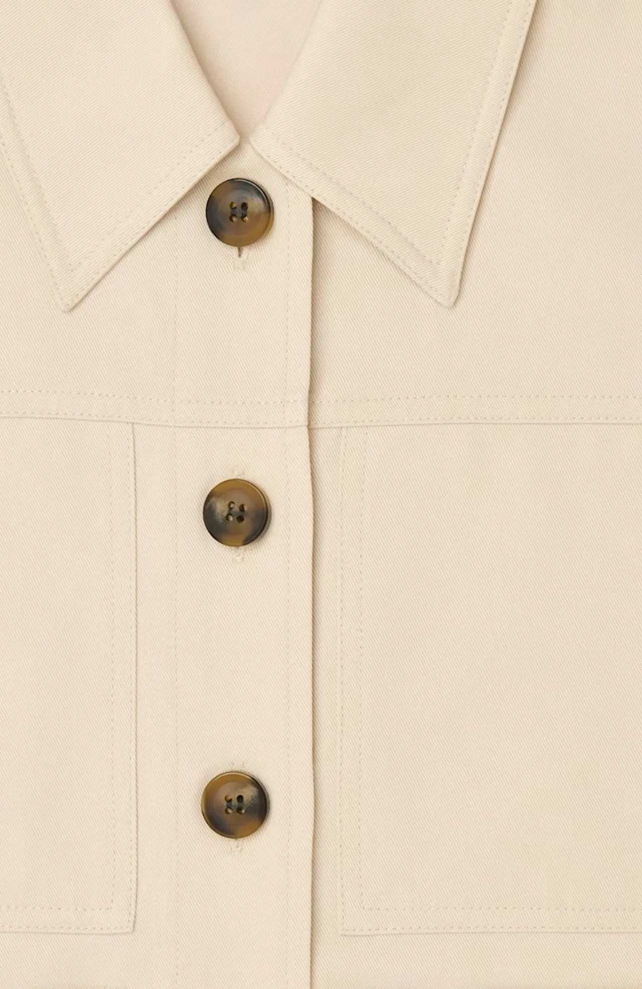 Whistles Neutral Mia Pocket Detail Jacket