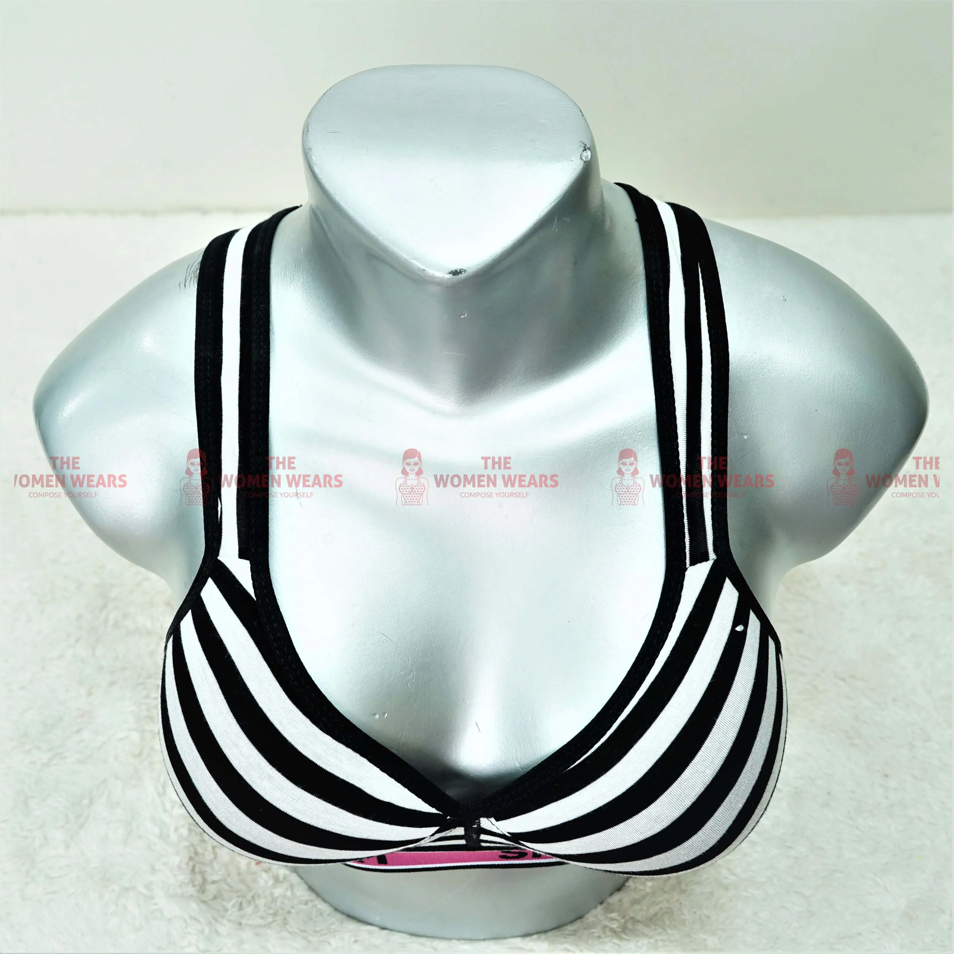 Women's Cotton Padded Lining Sports Bra (11301485)